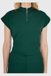 Camisa Aire Verde Pino Para Dama